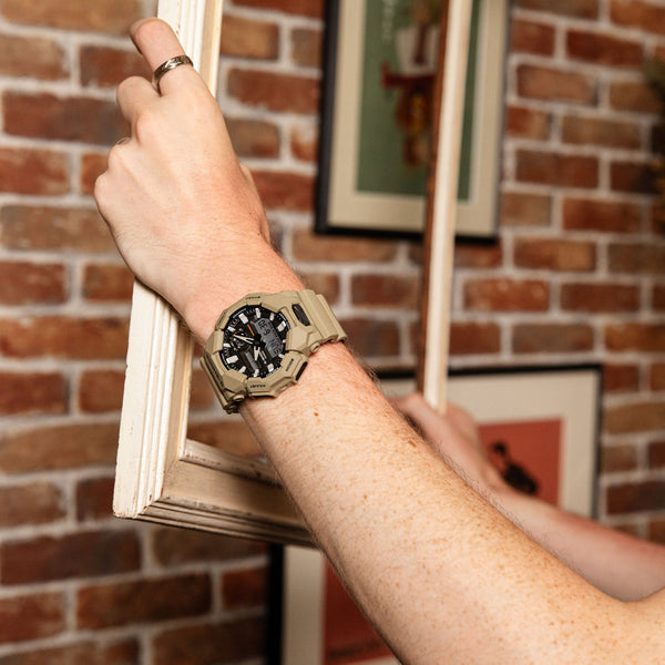 CASIO G-SHOCK GA-010-5AER DYNAMIC VERSATILITY - ECO-FRIENDLY WOMEN'S WATCH IN BEIGE-i-Watch-5