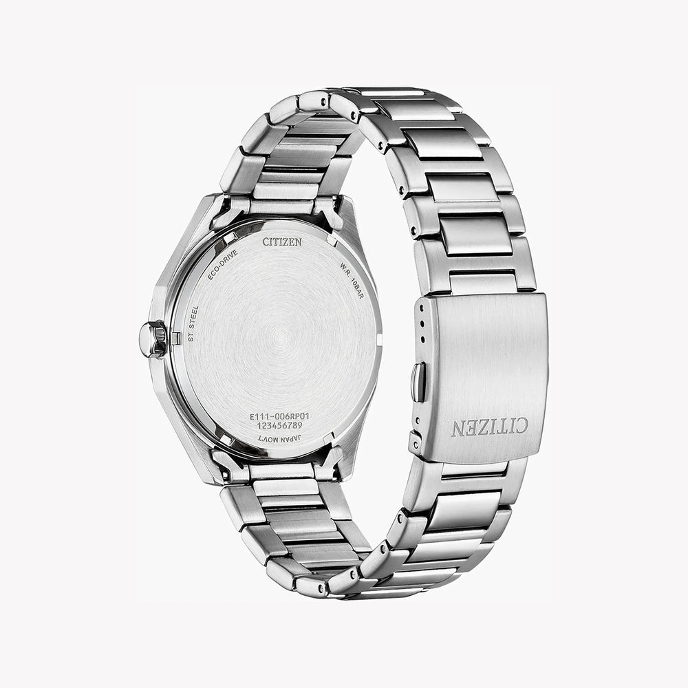 Citizen Men's Silver Stainless Steel, Blue Dial | Bm7600-81l by i-watch