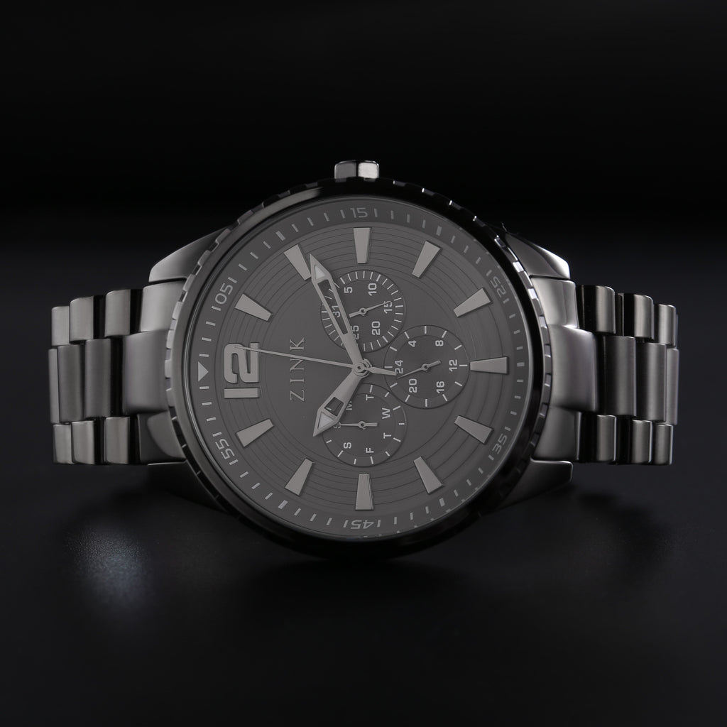 Zink Men's Stainless Steel Black Watch | Zk131g2s-97