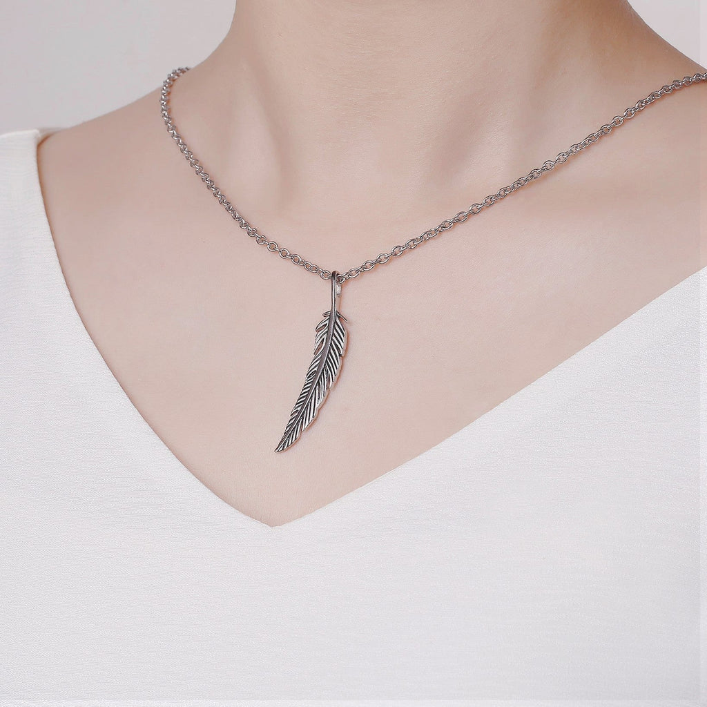 Zink Women's Silver Stainless Steel Necklace | Zfnl005b