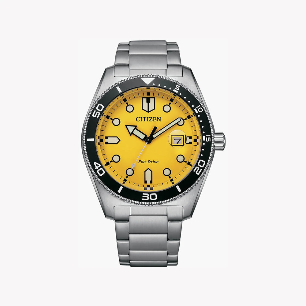 Citizen Men's Stainless Steel, Yellow Dial | Aw1760-81z by i-watch