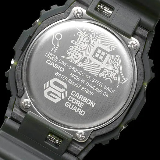 CASIO G-SHOCK DWE-5600CC-3DR UNMATCHED RESILIENCE - BOLD GREEN SPORT WATCH for Men-i-Watch-4