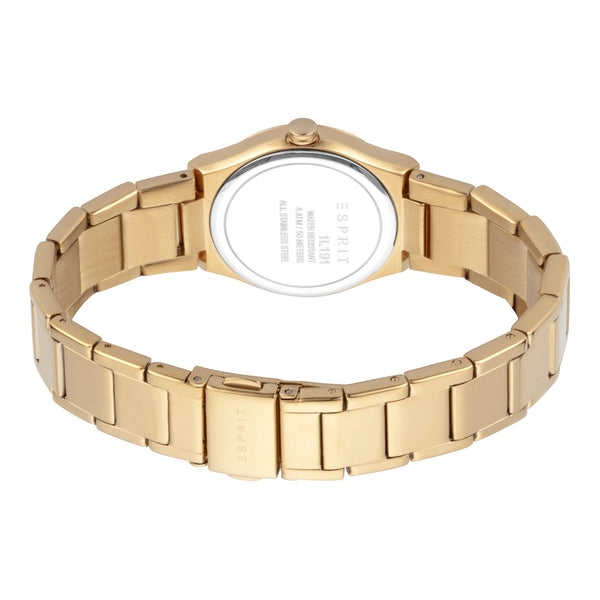Esprit Women's Watch With Gold Stainless Steel Case And Gold Stainless Steel Band by i-watch