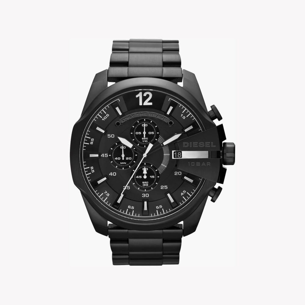 Diesel Men's Black Stainless Steel Watch, Black Dial | Dz4283 by i-watch