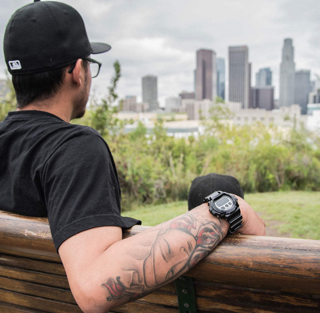 CASIO G-SHOCK DW-6900NB-1DR - BOLD BLACK TIMEPIECE FOR MEN WITH DIGITAL DIAL & 200M WATER RESISTANCE-i-Watch-3