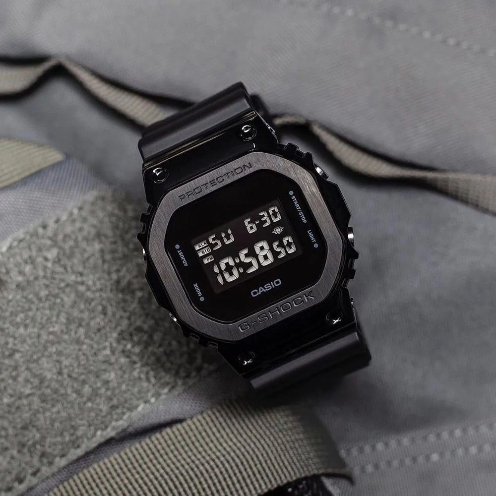 G-Shock Men's Black Resin & Stainless Steel Watch | Gm-5600b-1dr by i-watch