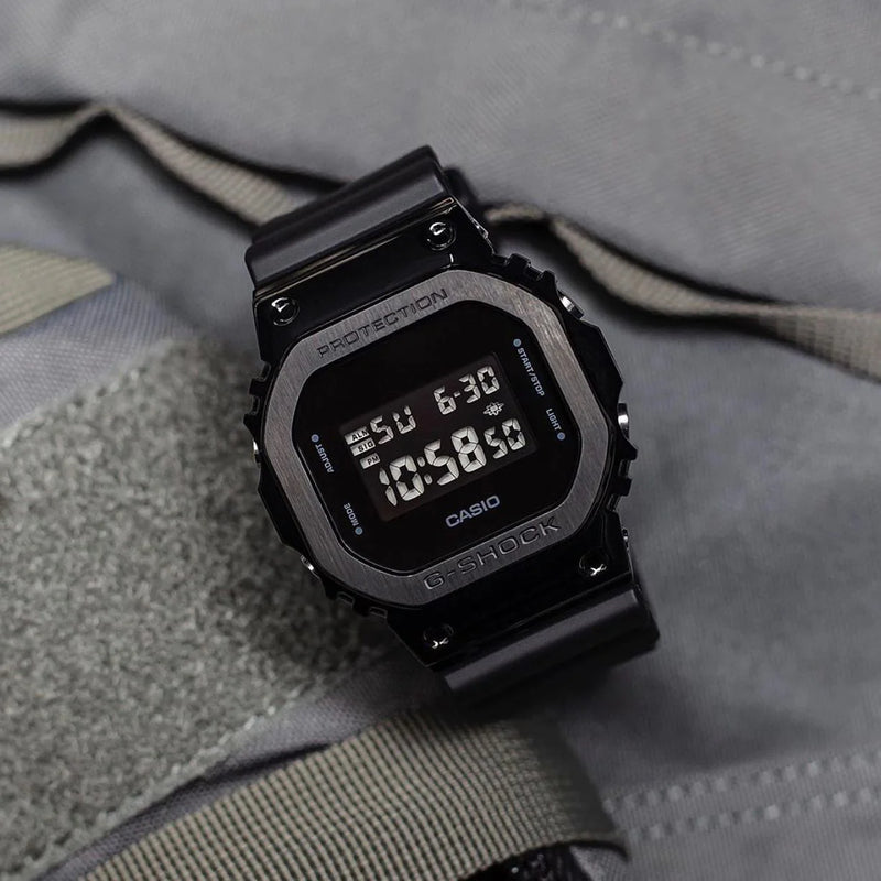 G-Shock Men's Black Resin & Stainless Steel Watch | Gm-5600b-1dr by i-watch