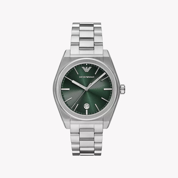 Emporio Armani Men's Silver Watch, Green Dial | Ar11621 by i-watch