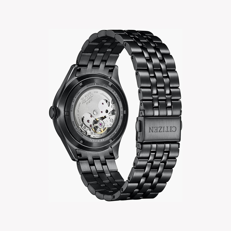 Citizen Nh8395-77e Black Steel Automatic - Powerful Elegance For Men's Style by i-watch