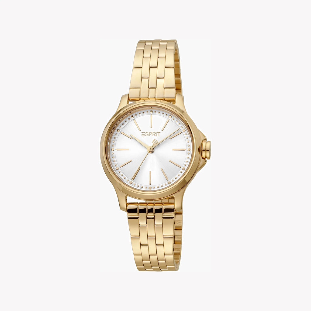 ESPRIT Women's Watch with Gold Stainless Steel Case and Gold Stainless Steel Band-i-Watch-2
