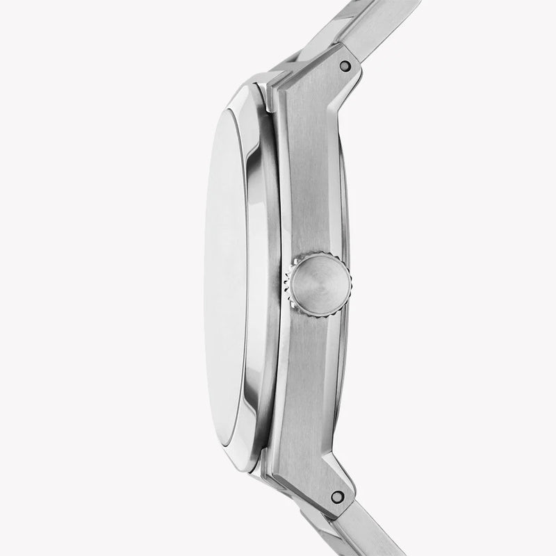 Fossil Men's Silver Stainless Steel, Green Dial | Fs5983 by i-watch