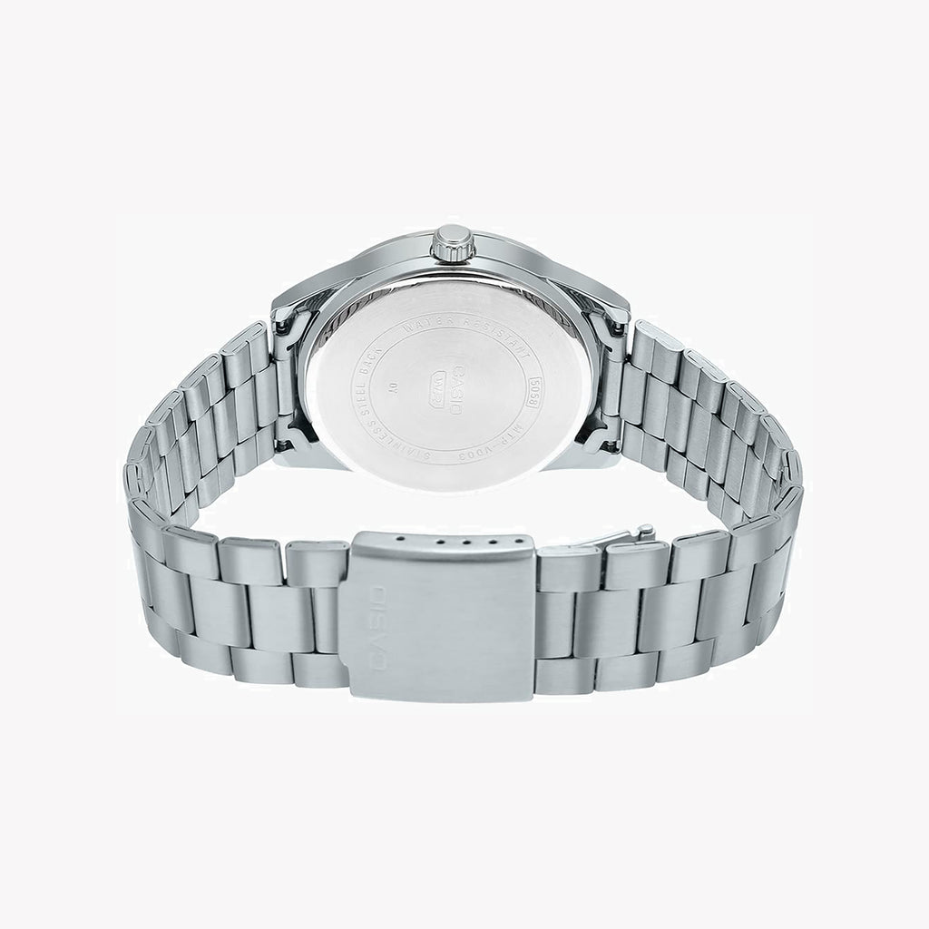 CASIO MTP-VD03D-2A - ADVENTURER'S CHOICE MEN'S WATCH WITH STYLISH BLUE DIAL AND STAINLESS STEEL BAND-i-Watch-2