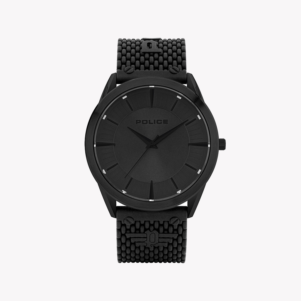 POLICE P15967JSB02AP BLACK STAINLESS STEEL - ELEGANT TIMEPIECE FOR THE MODERN GENTLEMAN