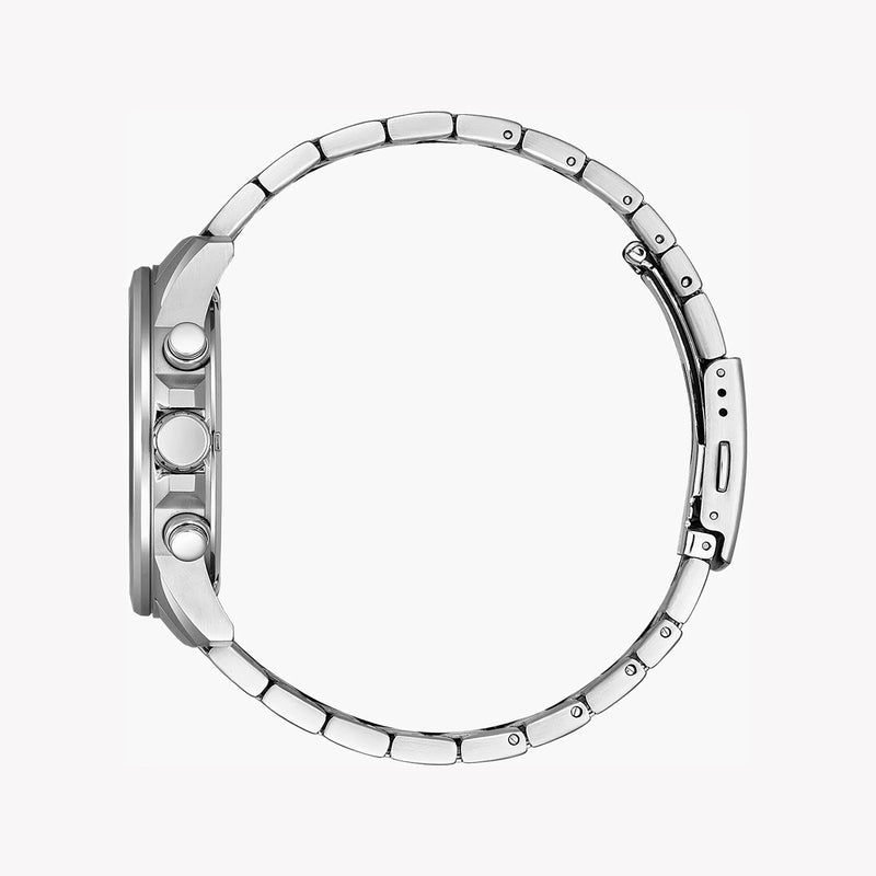 Citizen Men's Silver Watch, Black Dial | An3690-56e by i-watch
