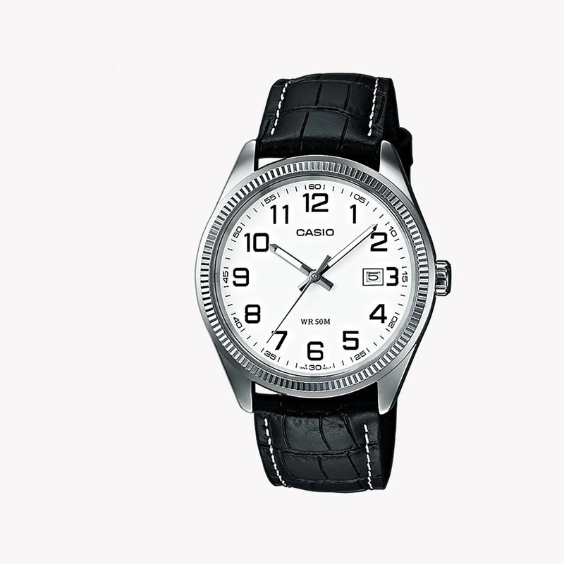 Mtp Men's Stainless Steel Watch, Silver Dial | Mtp-1302pl-7bvef by i-watch