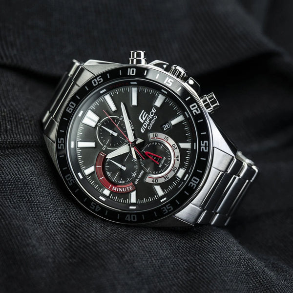 Edifice Efv-620d-1a4vudf - Stunning Silver Sport Watch For Men - Elegance Meets Adventure by i-watch