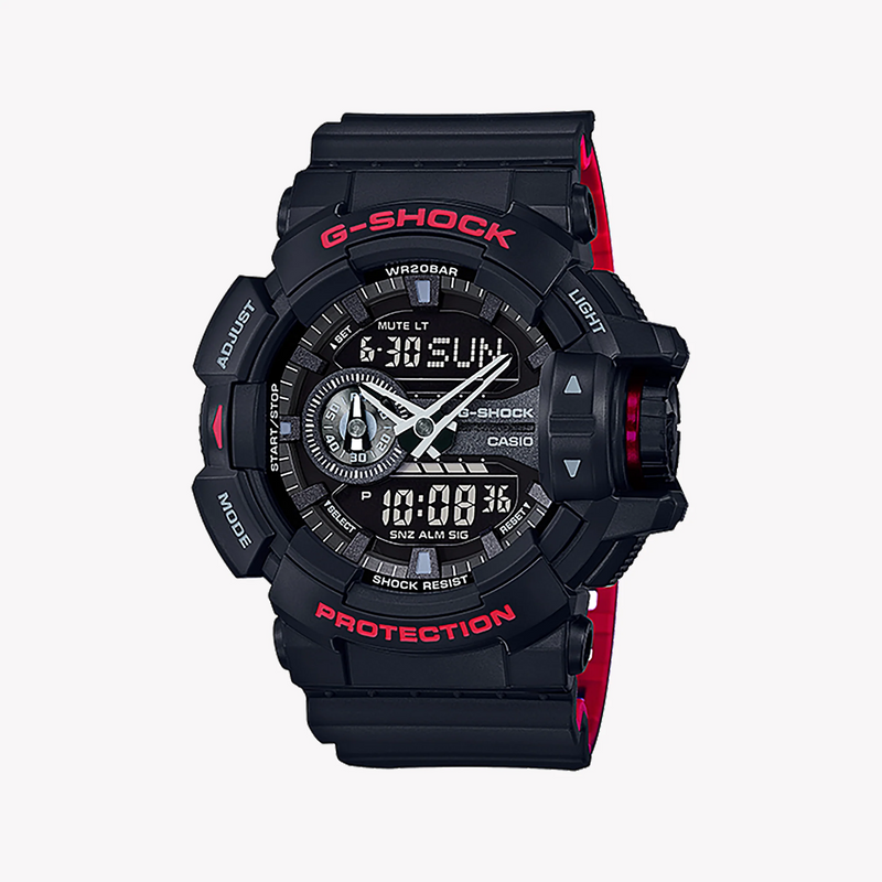 G-Shock Men's Black Resin Watch, All-Black Design | Ga-400hr-1adr by i-watch