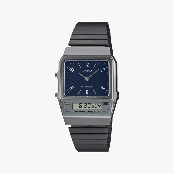 CASIO AQ-800EB-2AEF ANALOG-DIGITAL TIMEPIECE - STYLISH GREY METAL BAND FOR ACTIVE LIFESTYLES