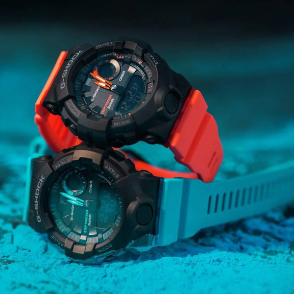G-Shock Gma-B800sc-1a2dr - Feminine Powerhouse: Sporty Black & Blue Women's Watch by i-watch