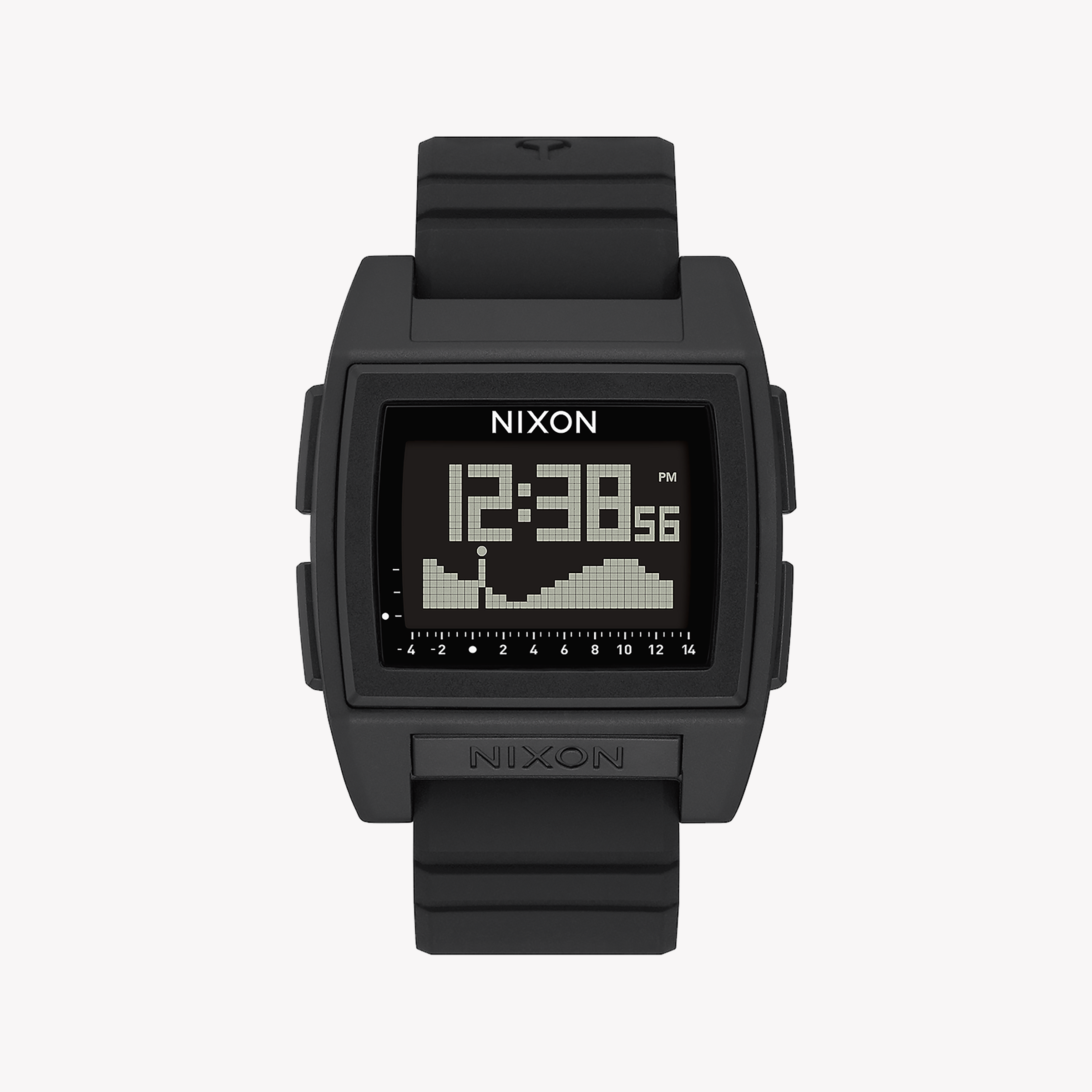 NIXON A1307-000 RUGGED ELEGANCE - MEN'S BLACK STAINLESS STEEL TIMEPIECE FOR ADVENTURE & STYLE