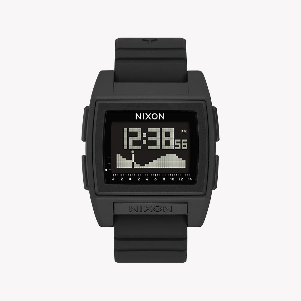 Nixon Men's Black Stainless Steel Watch, Rubber Band | A1307-000 by i-watch