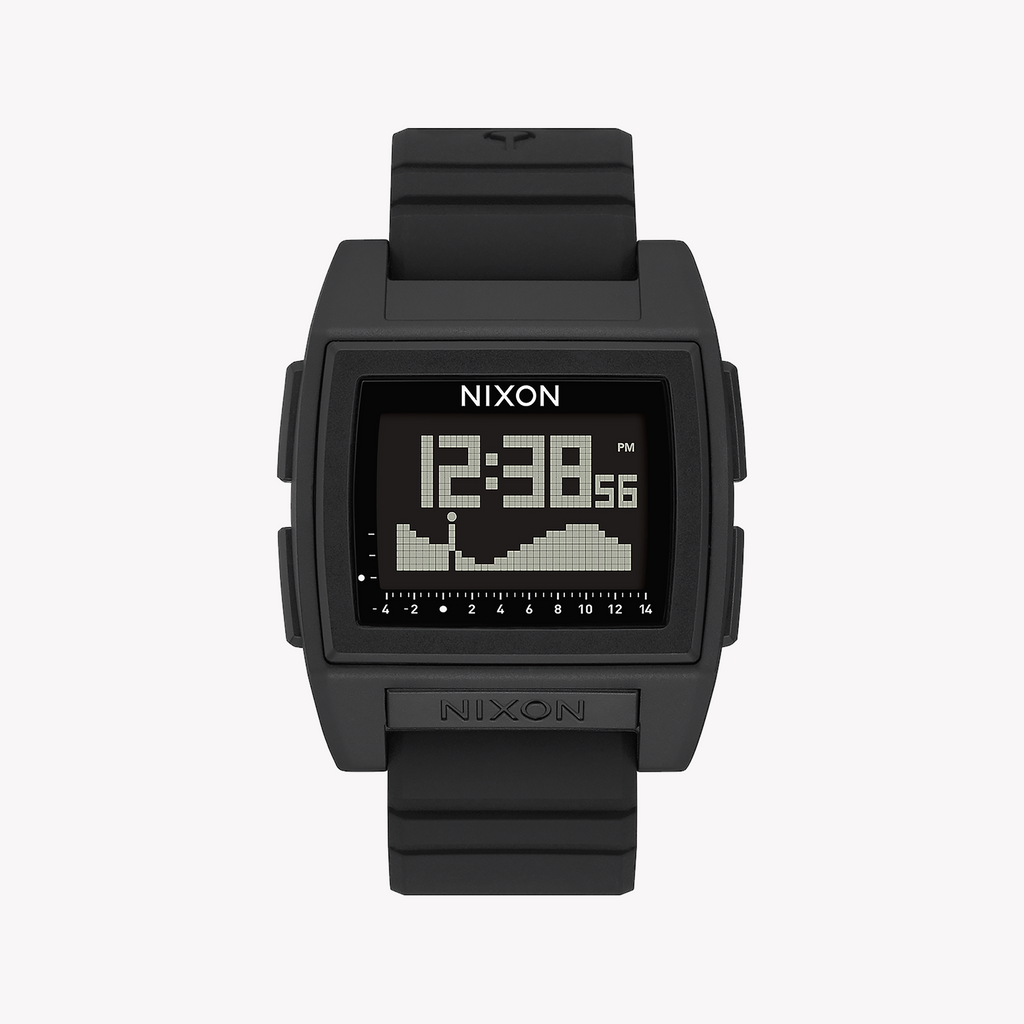 NIXON A1307-000 RUGGED ELEGANCE - MEN'S BLACK STAINLESS STEEL TIMEPIECE FOR ADVENTURE & STYLE