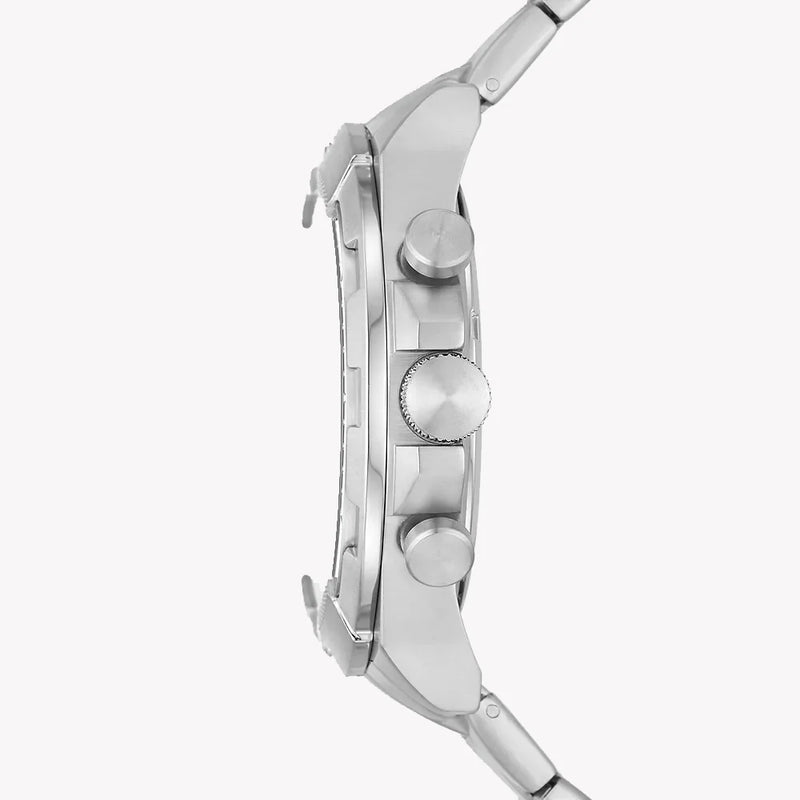 Fossil Men's Silver Stainless Steel, Brown Dial | Fs5878 by i-watch