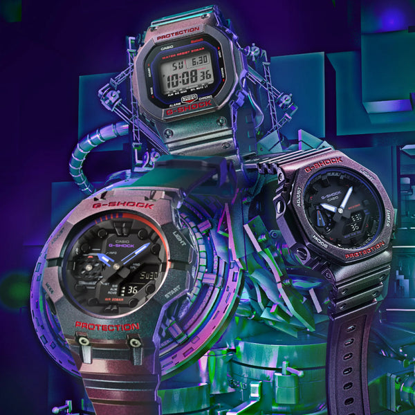 Casio G-Shock Men's Resin Watch, Black/Green | Dw-B5600ah-6er by i-watch