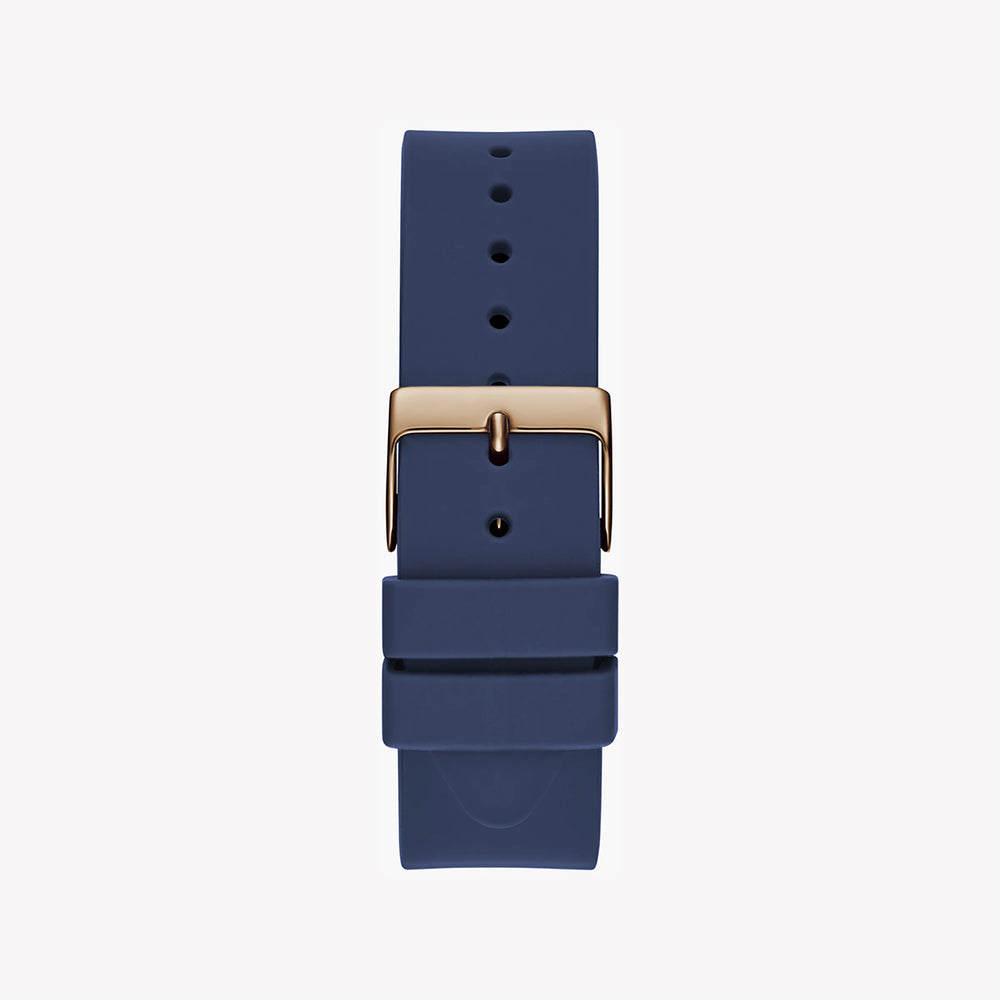 Guess Women's Rose Gold & Blue Silicone Watch | Gw0665l2 by i-watch
