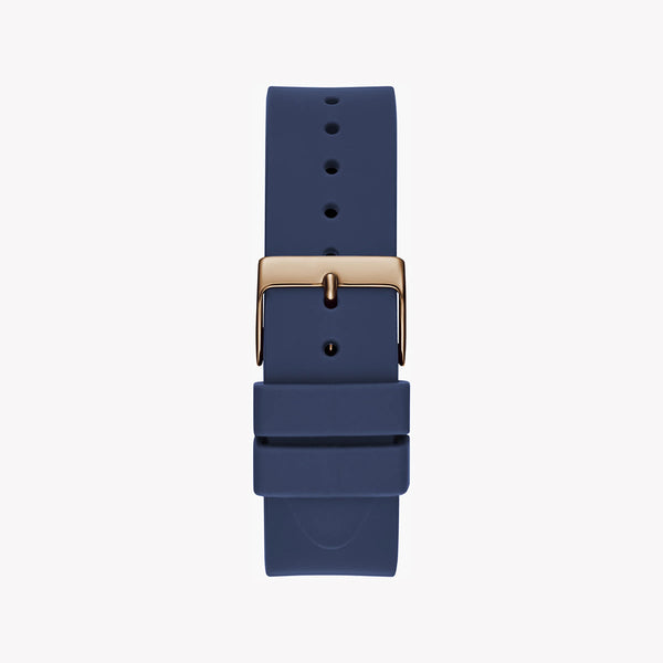 Guess Women's Rose Gold & Blue Silicone Watch | Gw0665l2 by i-watch