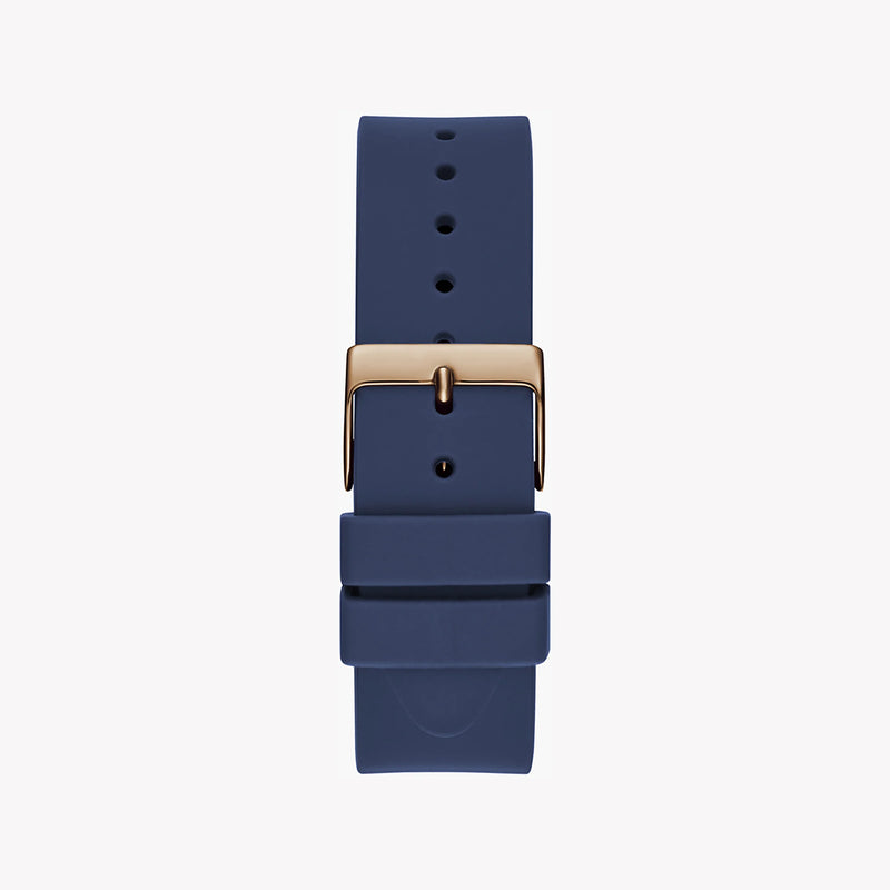 Guess Women's Rose Gold & Blue Silicone Watch | Gw0665l2 by i-watch