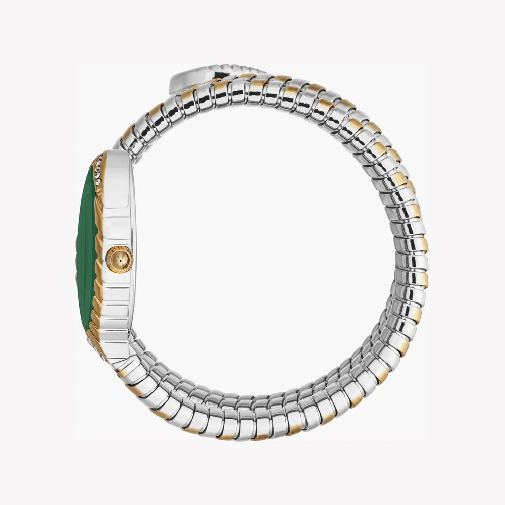 Just Cavalli Women's Two-Tone Watch, Dark Green Dial | Jc1l323m0055 by i-watch