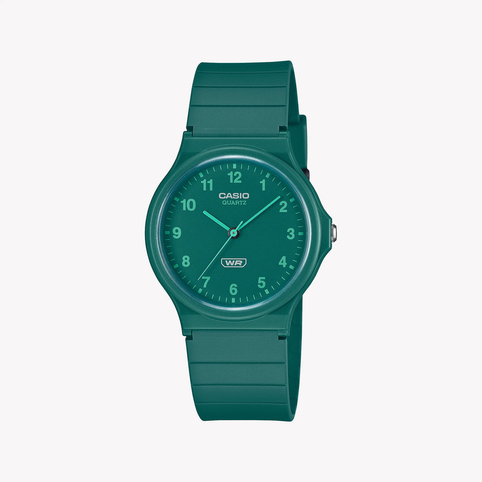 Casio Unisex Green Resin Watch, Green Dial | Mq-24b-3bef by i-watch