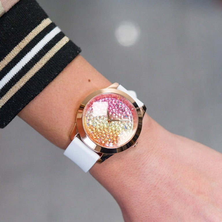 GUESS Mod. CRUSH W1223L3 - Chic Rose Gold Multicolor Watch-i-Watch-4