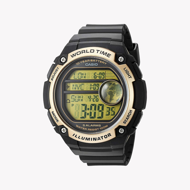 Casio Ae-3000w-9avdf Adventure Ready - Men's Sporty Multi-Functional Watch With Black Resin Band by i-watch