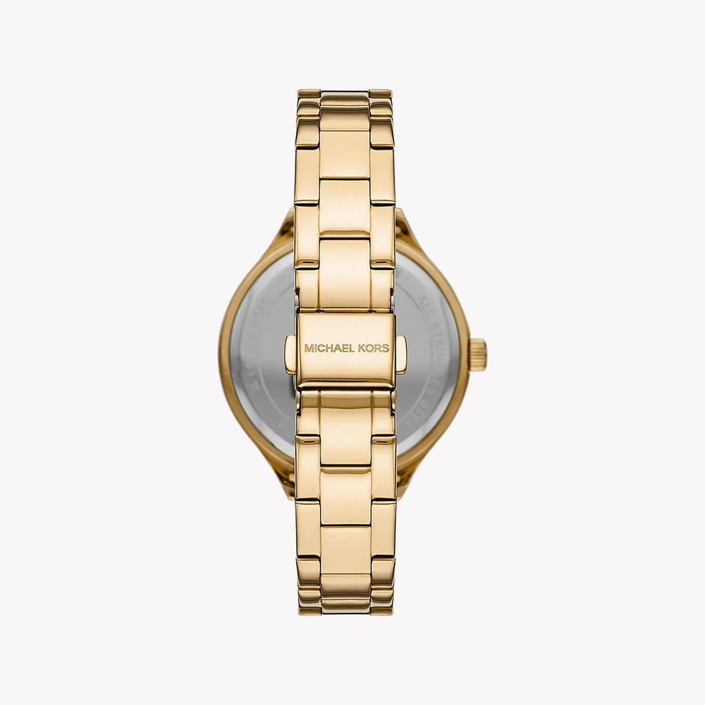 MICHAEL KORS MK1046 - RADIANT GOLD SOPHISTICATION WOMEN'S WATCH with Chic Stainless Steel Band-i-Watch-3