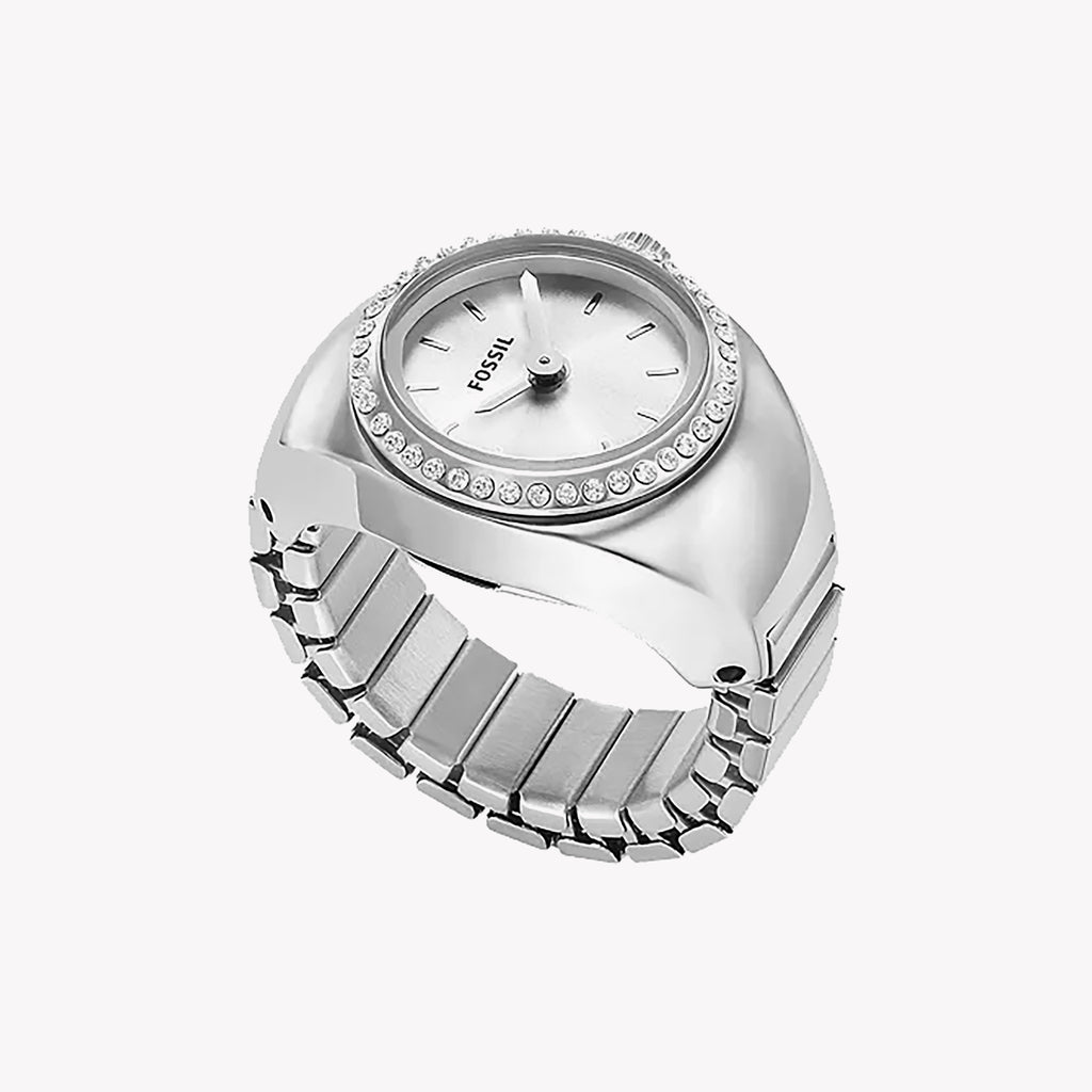 FOSSIL ES5321 ELEGANT TIMEPIECE - MODERN SILVER STAINLESS STEEL WATCH for Women