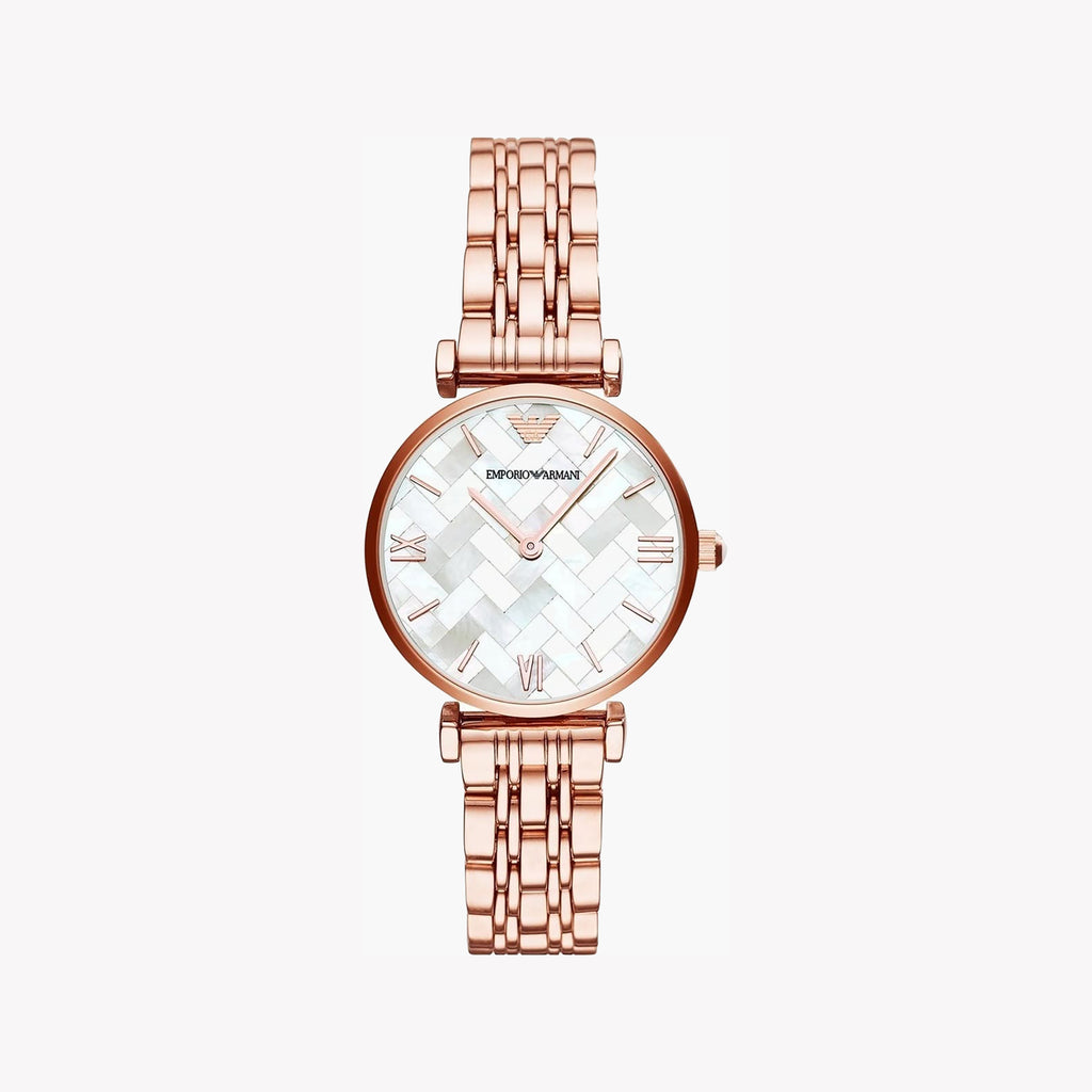 Emporio Armani AR11110 - Bold Rose Gold Watch for Women-i-Watch
