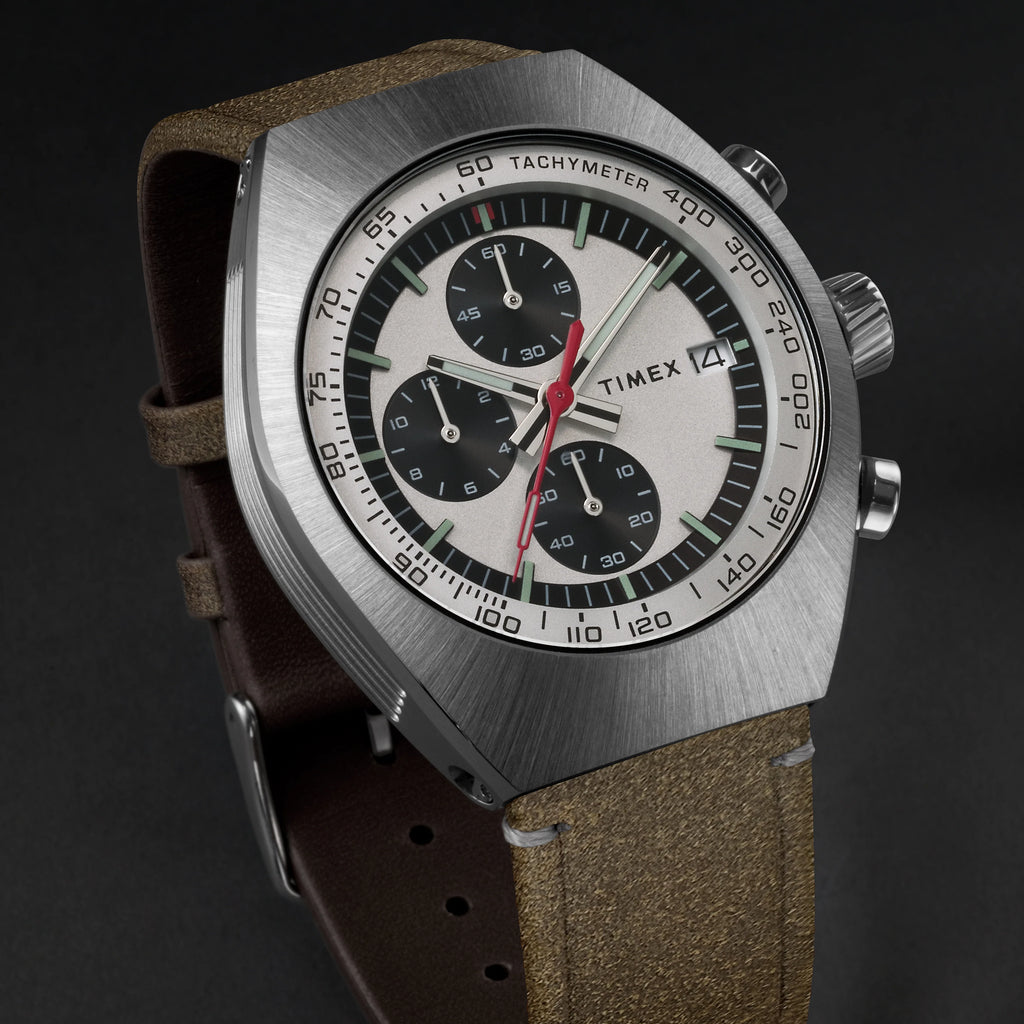 TIMEX MEN'S LEGACY TONNEAU SST - VINTAGE-INSPIRED STYLISH CHRONOGRAPH WITH BROWN LEATHER STRAP-i-Watch-6