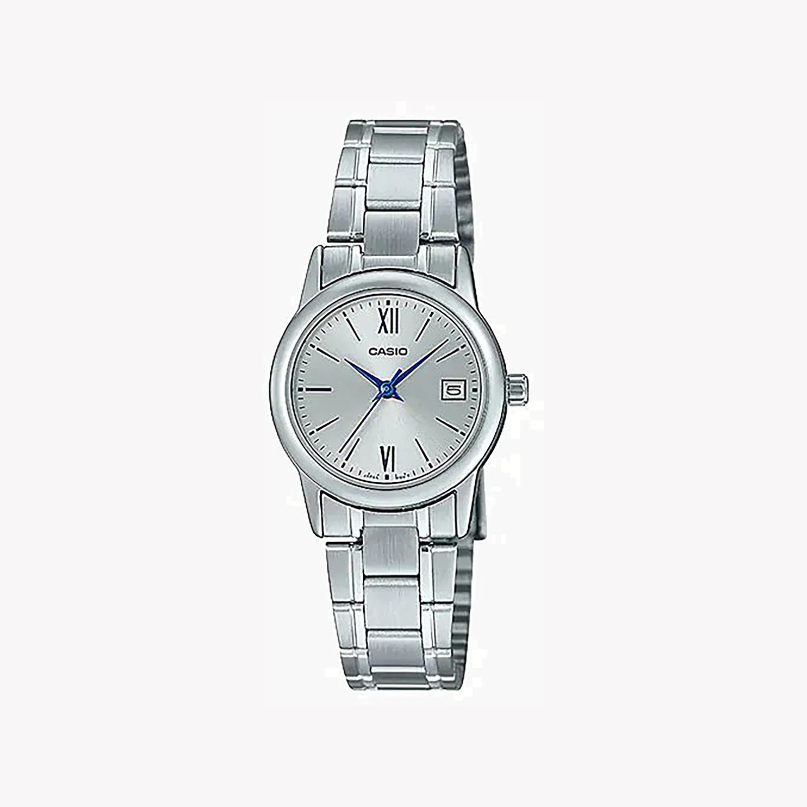 Casio Women's Silver Stainless Steel Watch, Silver Dial | Ltp-V002d-7b3udf by i-watch