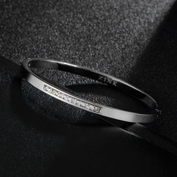 Zink Women's Silver Stainless Steel Bracelet | Zfbr002ss