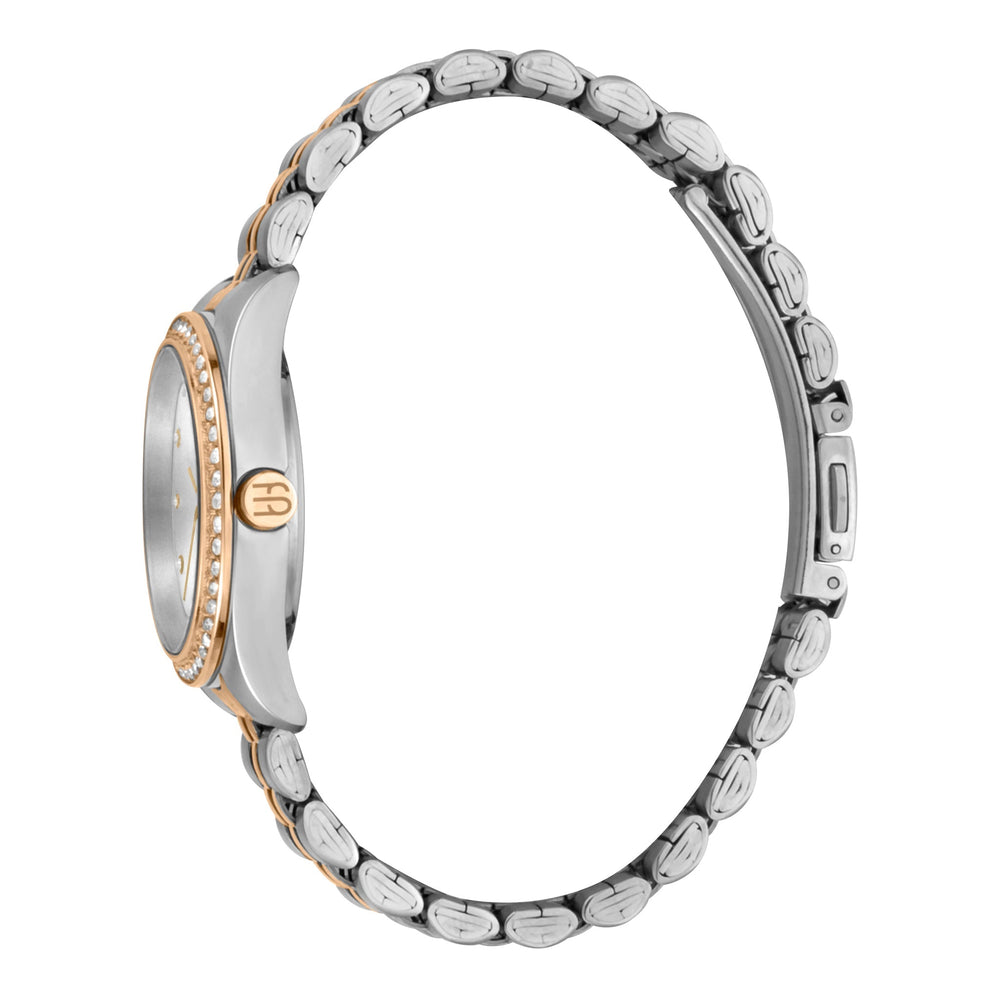Esprit Women's Watch With Silver Stainless Steel Case And Silver & Rose Gold Stainless Steel Band by i-watch