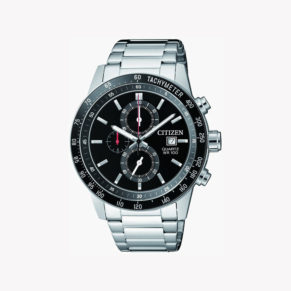 CITIZEN AN3600-59E - ELITE CHRONOGRAPH MEN'S WATCH IN STAINLESS STEEL WITH BLACK DIAL