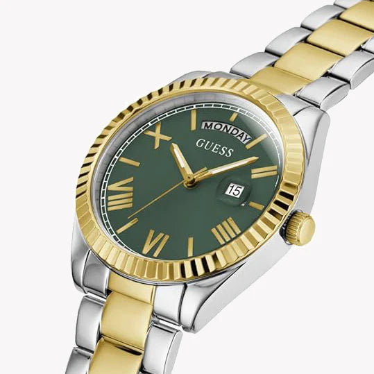 Bold Charm Women's Green Dial, Gold/Silver Case | Gw0308l5 by i-watch