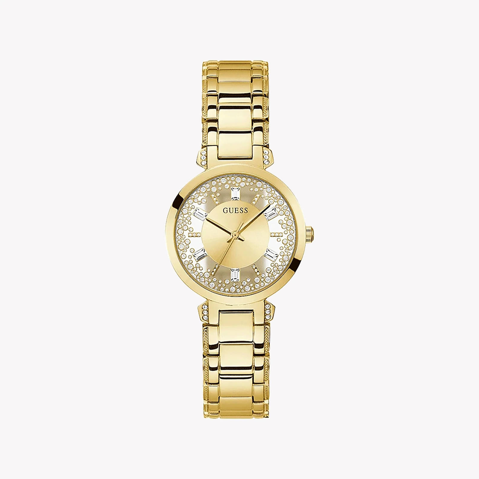 Guess Women's Gold Stainless Steel Watch, Champagne Dial | Gw0470l2 by i-watch