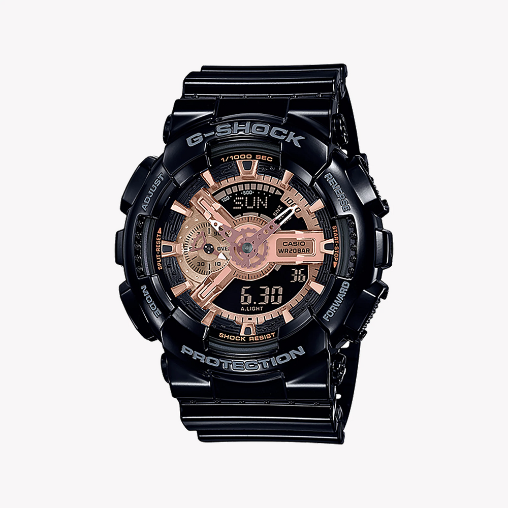 G-Shock Men's Black Resin Watch, Digital Dial | Ga-110mmc-1adr by i-watch