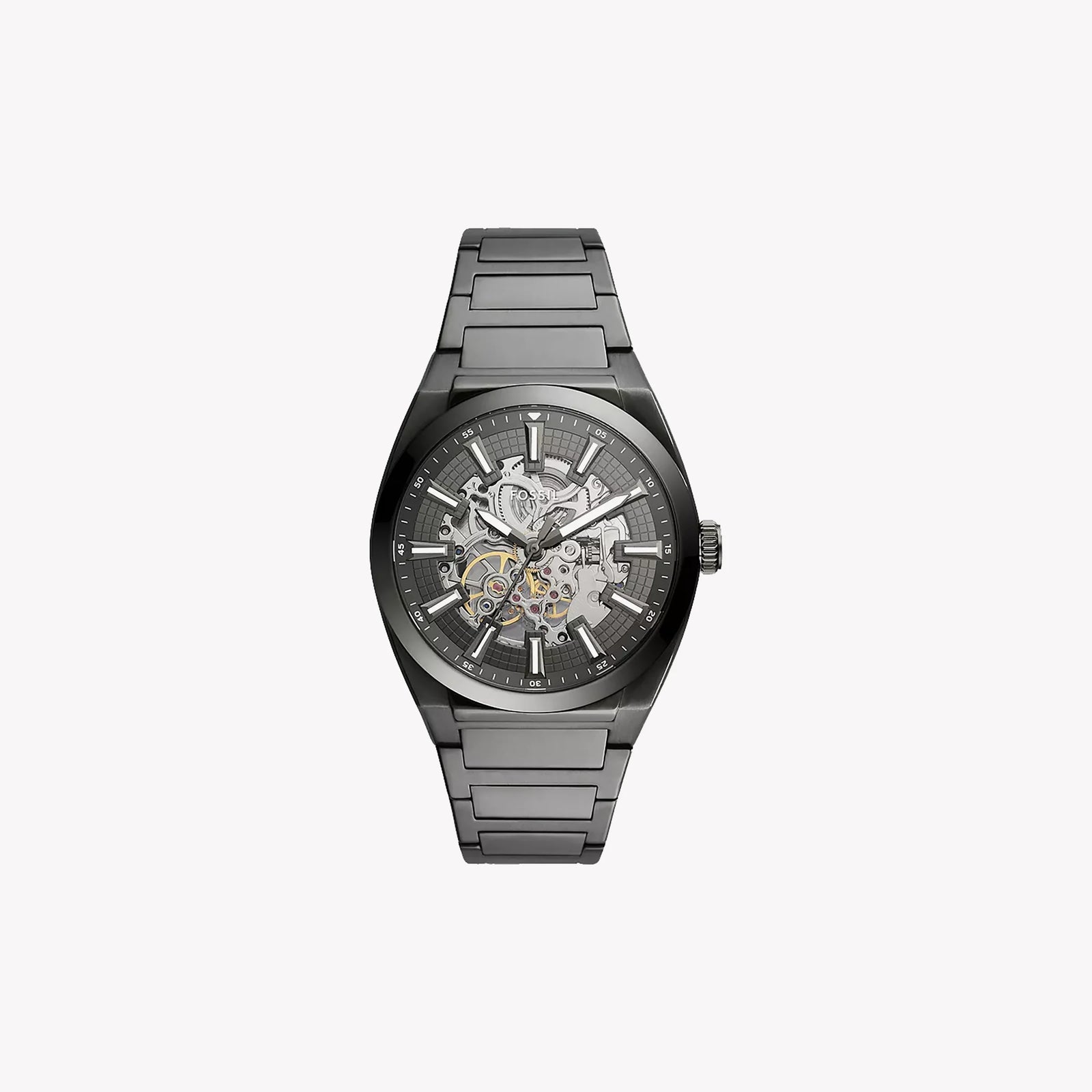 Fossil Men's Smoke Stainless Steel Watch, Grey Dial | Me3206 by i-watch