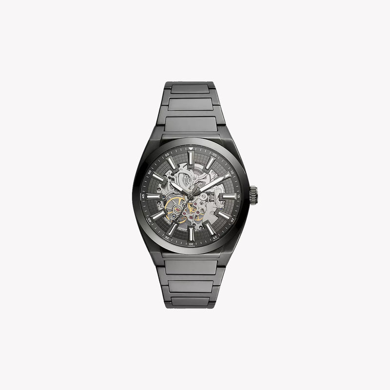 Fossil Men's Smoke Stainless Steel Watch, Grey Dial | Me3206 by i-watch
