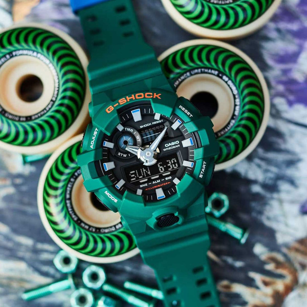 CASIO G-SHOCK GA-700SC-3ADR - RUGGED GREEN SPORT WATCH FOR MEN - STYLE MEETS PERFORMANCE-i-Watch-3