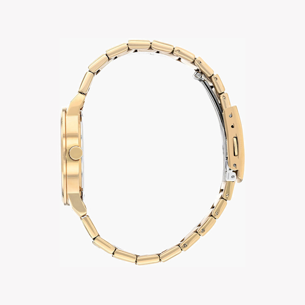 CITIZEN EQ9063-55X - ELEGANT TIMEPIECE FOR THE MODERN WOMAN with Gold Stainless Steel & Brown Dial-i-Watch-4